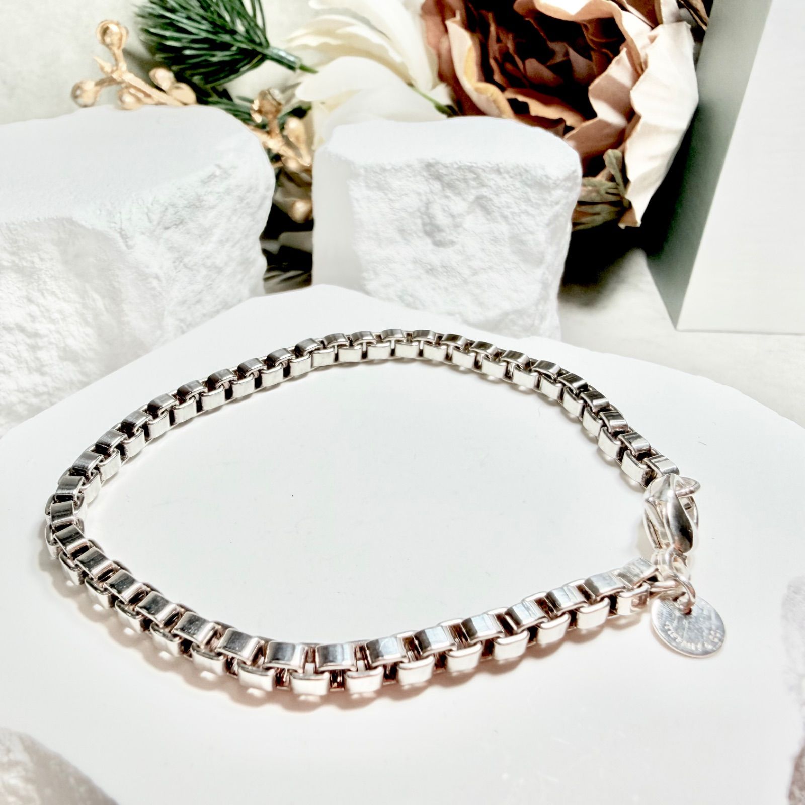 新品仕上済 Tiffany&Co. ティファニー ベネチアン リンク ブレスレット