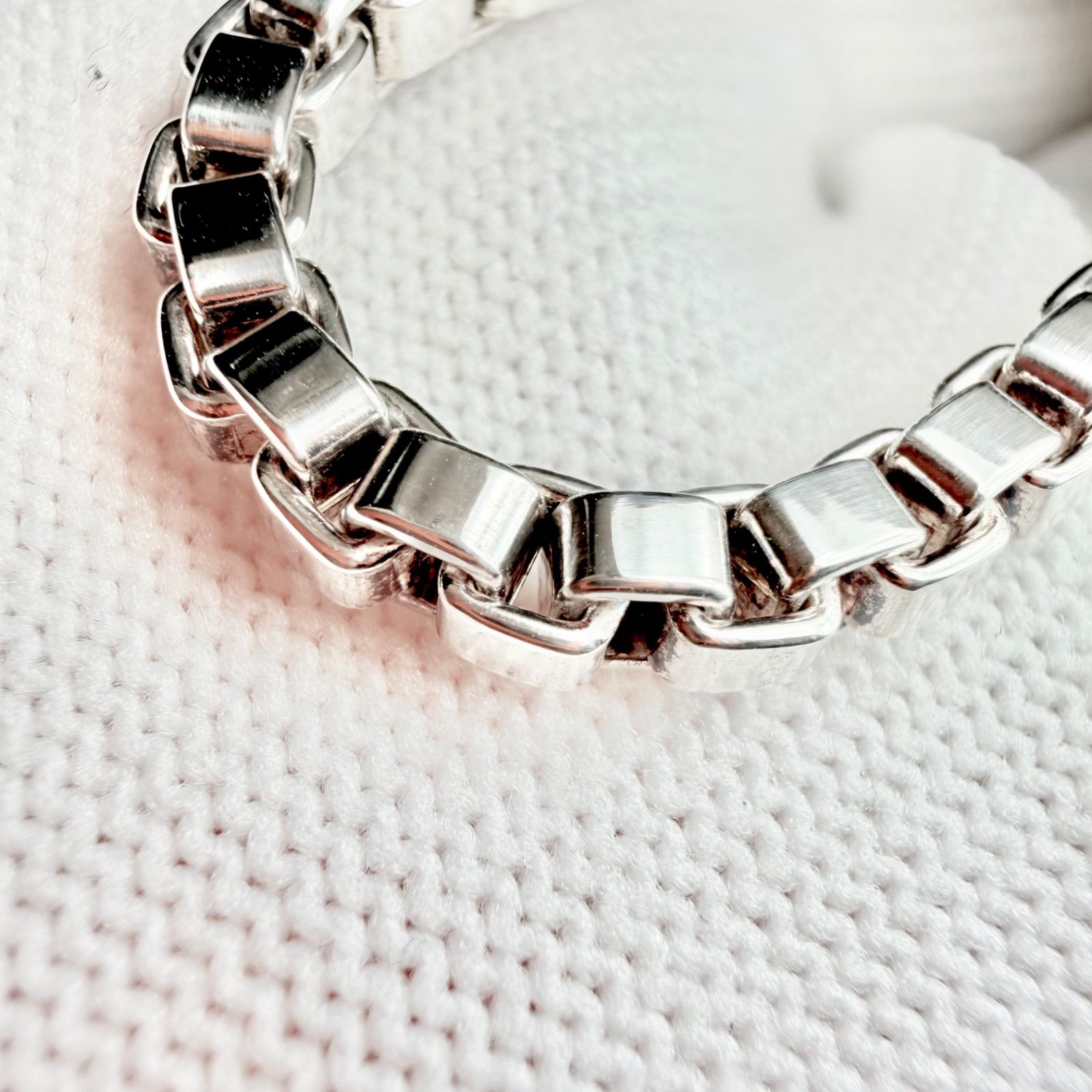 新品仕上済 Tiffany&Co. ティファニー ベネチアン リンク ブレスレット