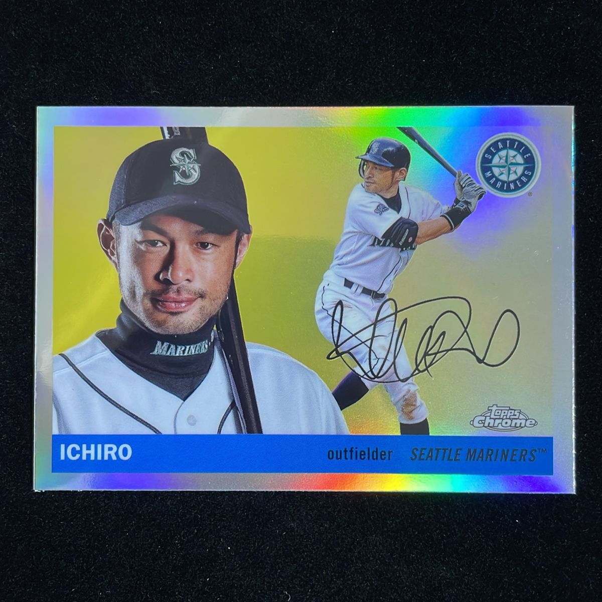 イチロー Ichiro Topps Chrome Platinum 2025 Refractor プリント
