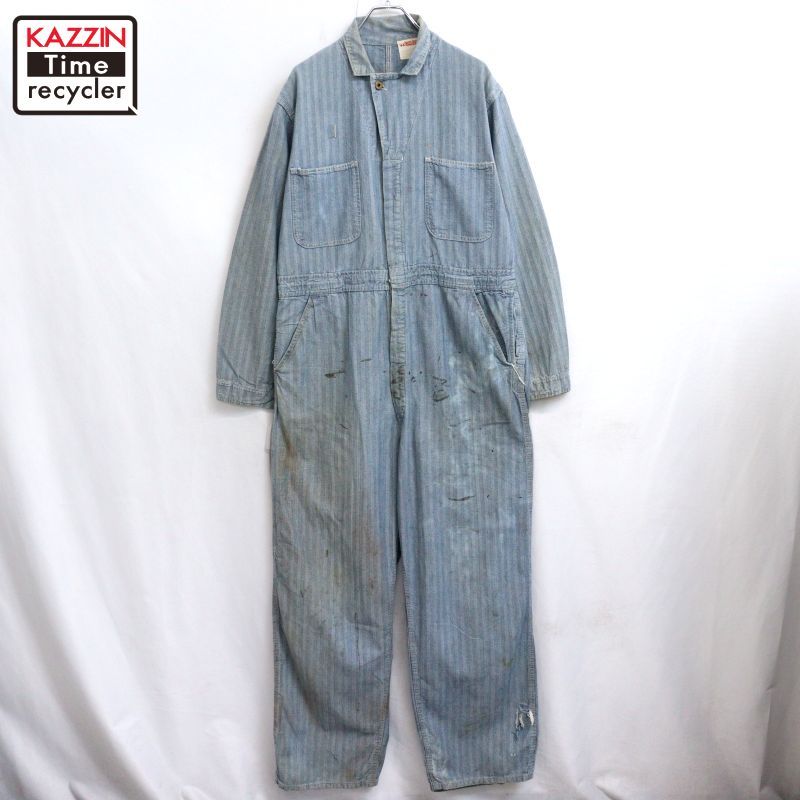 60s vintage ユニバーサルオーバーオール ヘリンボーン つなぎ メンズ
