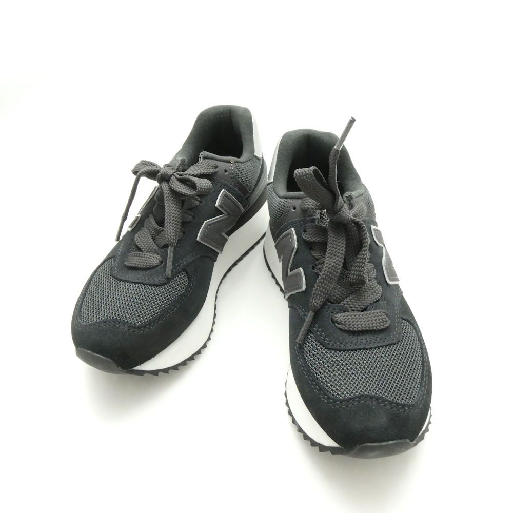 美品 newbalance ニューバランス WL574ZNJ 厚底スニーカー 22.5cm シューズ 靴 軽量 ランニング ウォーキング レディース AU4574