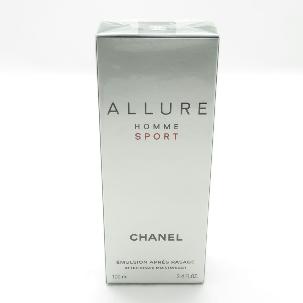 未使用 CHANEL シャネル アリュールオムスポーツ アフターシェイヴローション フェイスクリーム 100g 保湿 スキンケア BO12622Y
