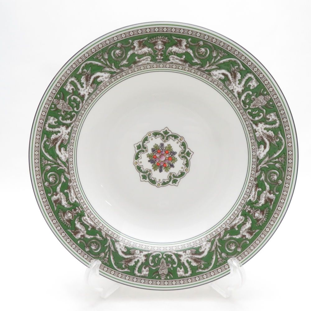 未使用  フロレンティーンヴェルデ スーププレート 未使用 WEDGWOOD ウェッジウッド フロレンティーン ヴェルデ スープ皿