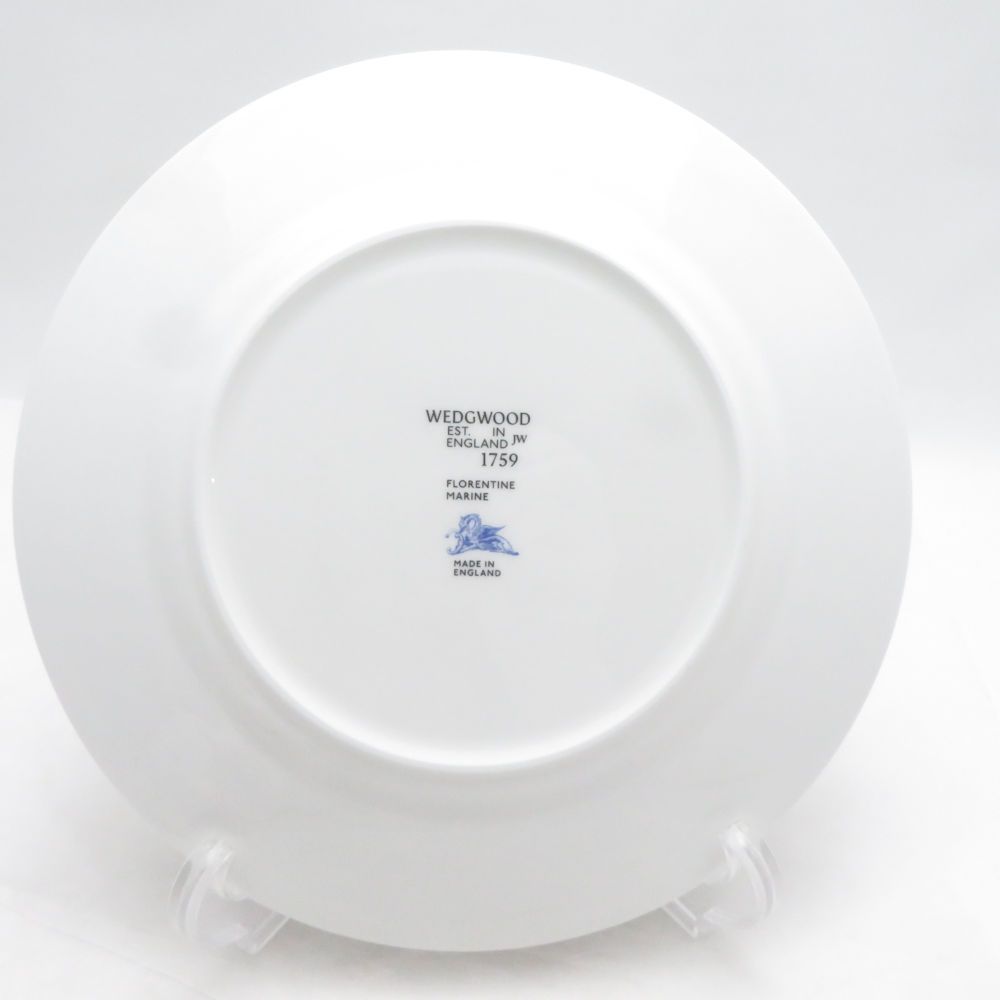未使用 WEDGWOOD ウェッジウッド フロレンティーン マリン 中皿 20cm