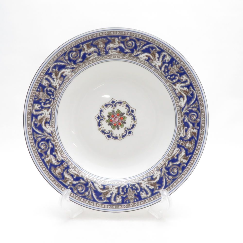 未使用 WEDGWOOD ウェッジウッド フロレンティーン マリン スープ皿