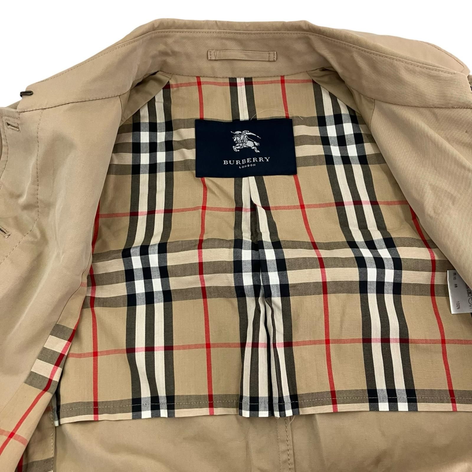186005 BURBERRY バーバリー サイズ9 コート 裏地 ノバチェック FDC58