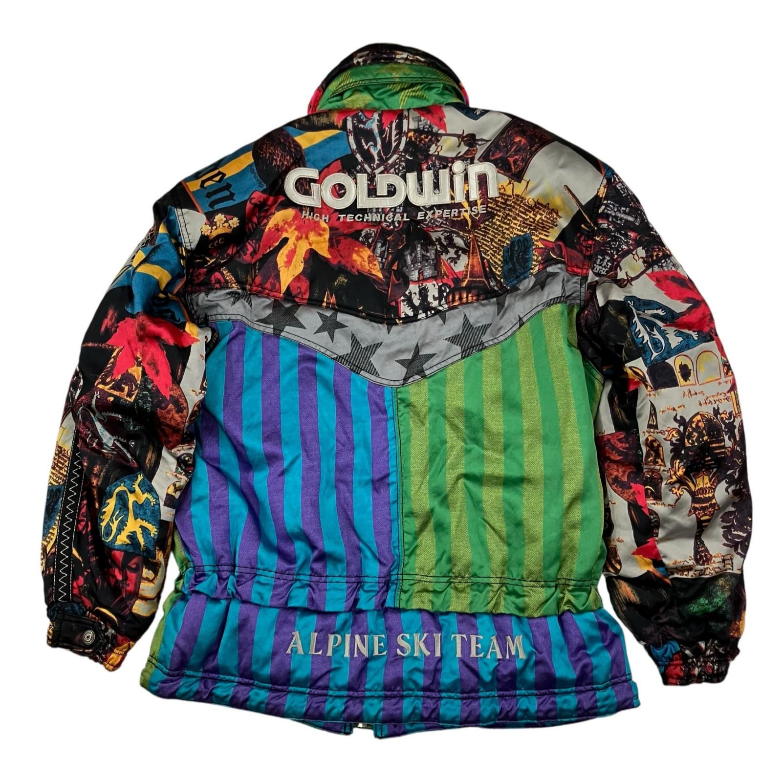 199990 GOLDWIN 90s 中綿ナイロンジャケット セットアップ スキー