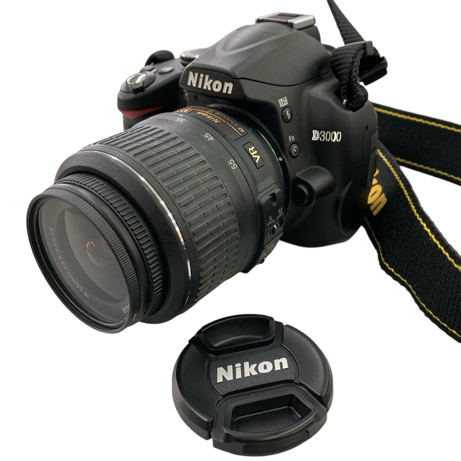 ★ジャンク★【Nikon】 D3000 デジタル一眼レフカメラ　通電未確認 186000 動作未確認 Nikon ニコン デジタルカメラ D3000 黒 - メルカリ