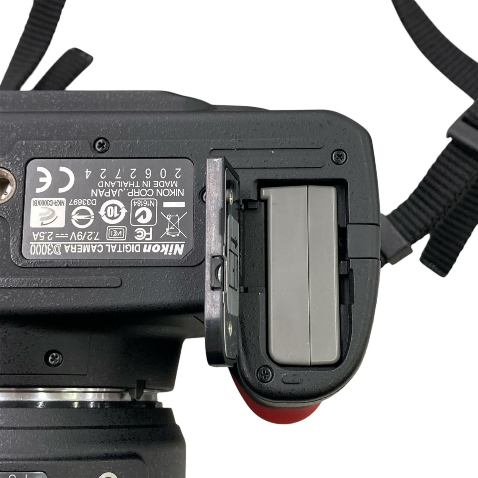186000 動作未確認 Nikon ニコン デジタルカメラ D3000 黒 - メルカリ