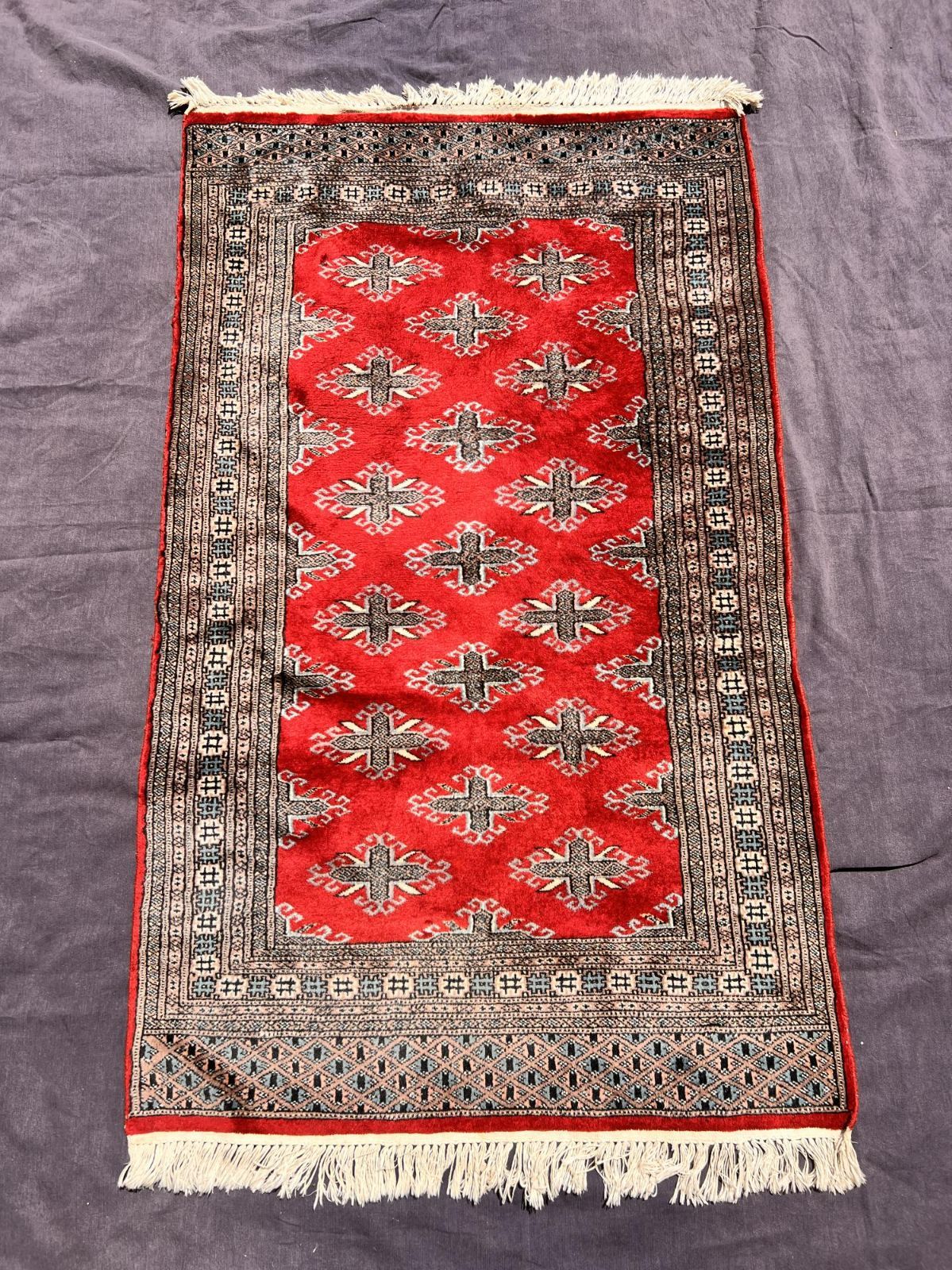 ビンテージ ラグ ウールラグ 玄関 カーペット キリム 155x94cm 細長い