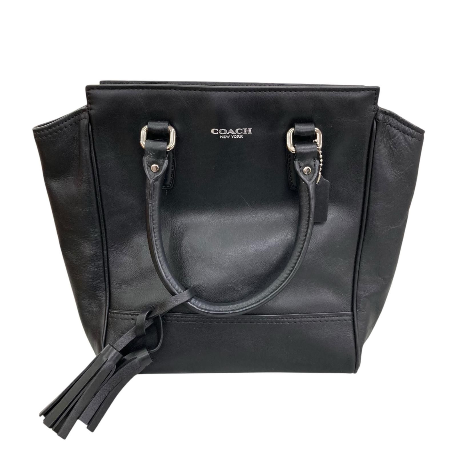 186005 現状品 COACH コーチ バッグ ハンドバッグ ブラック レディース 