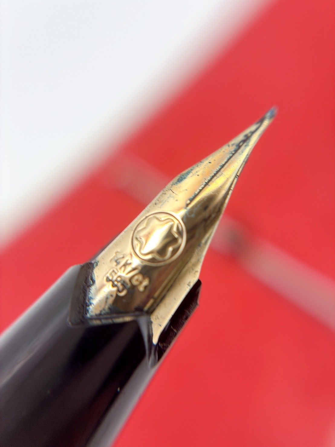 MONTBLANC/モンブラン 万年筆 14K/585 ブラック/ゴールド ヴィンテージ