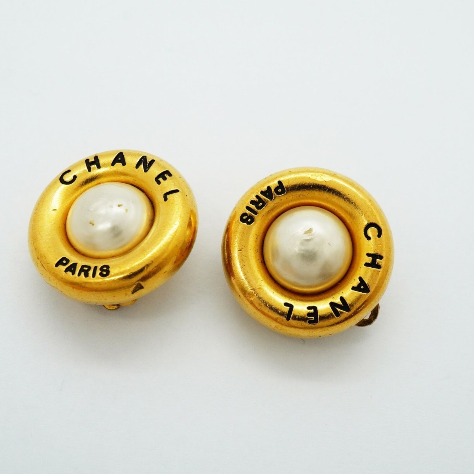 シャネル(Chanel) シャネル イヤリング シャネル サークル GPメッキ 