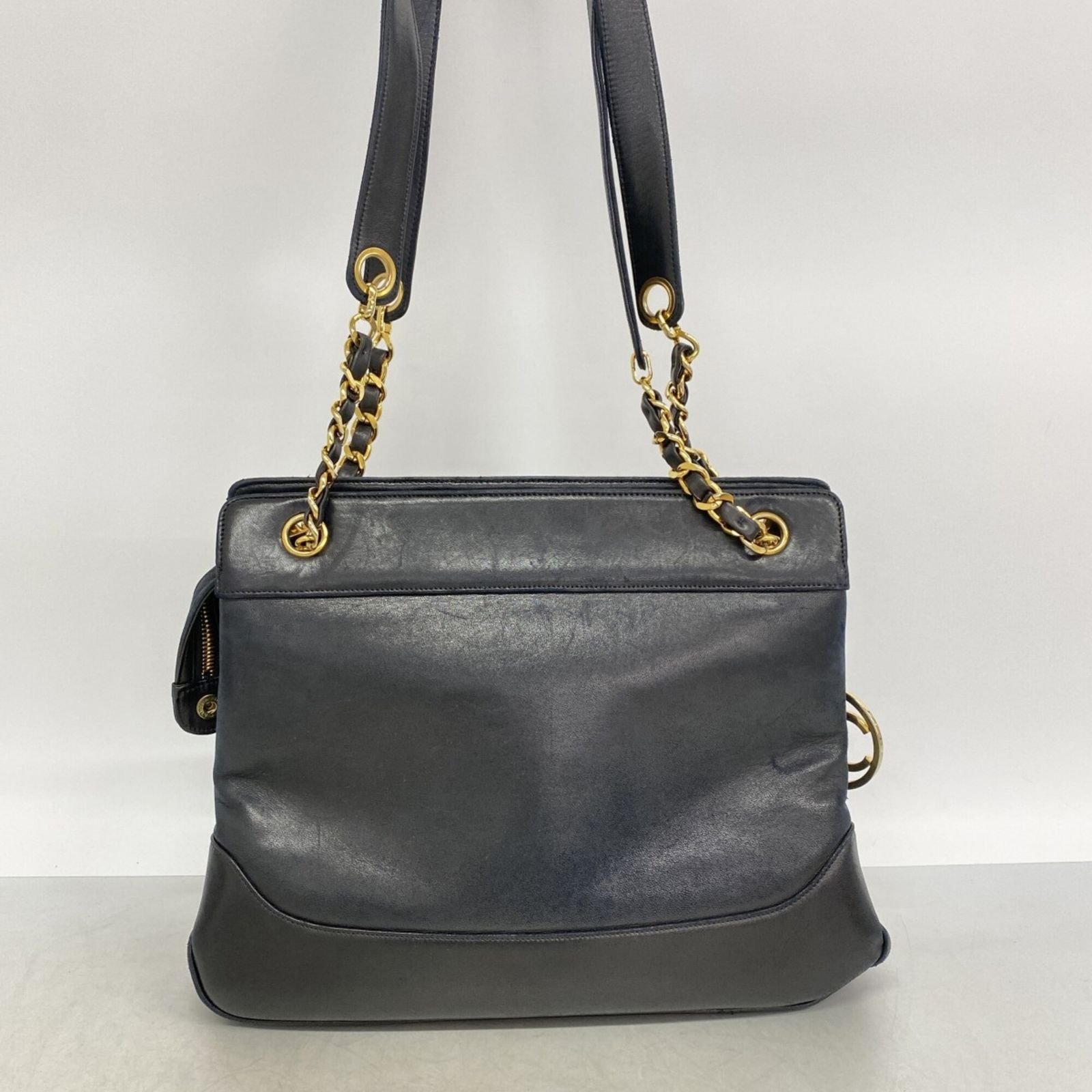 CHANEL CCマークラムチェーントート CHANEL CCマークラムチェーン