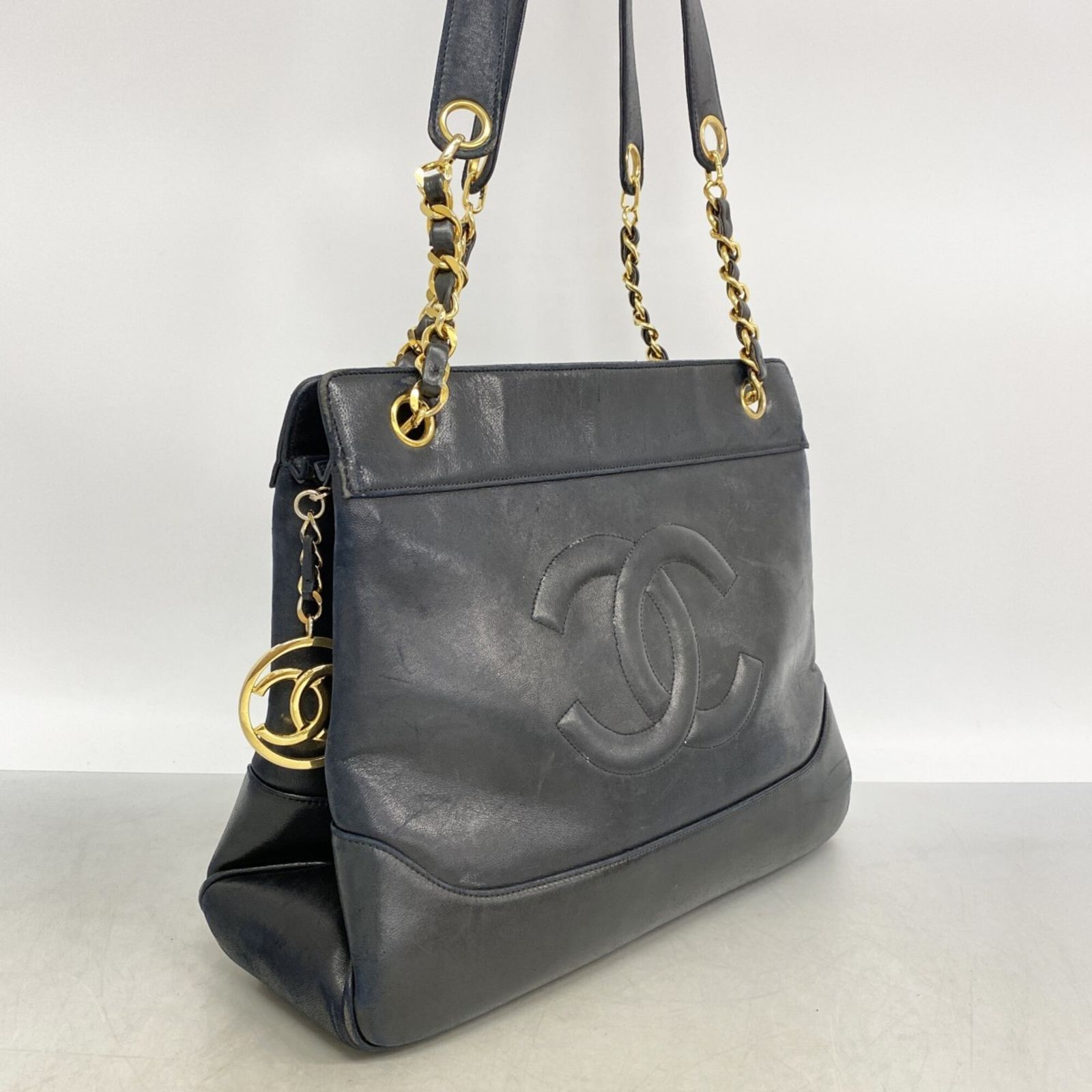 シャネル(Chanel) シャネル トートバッグ・チェーントート ラムスキン