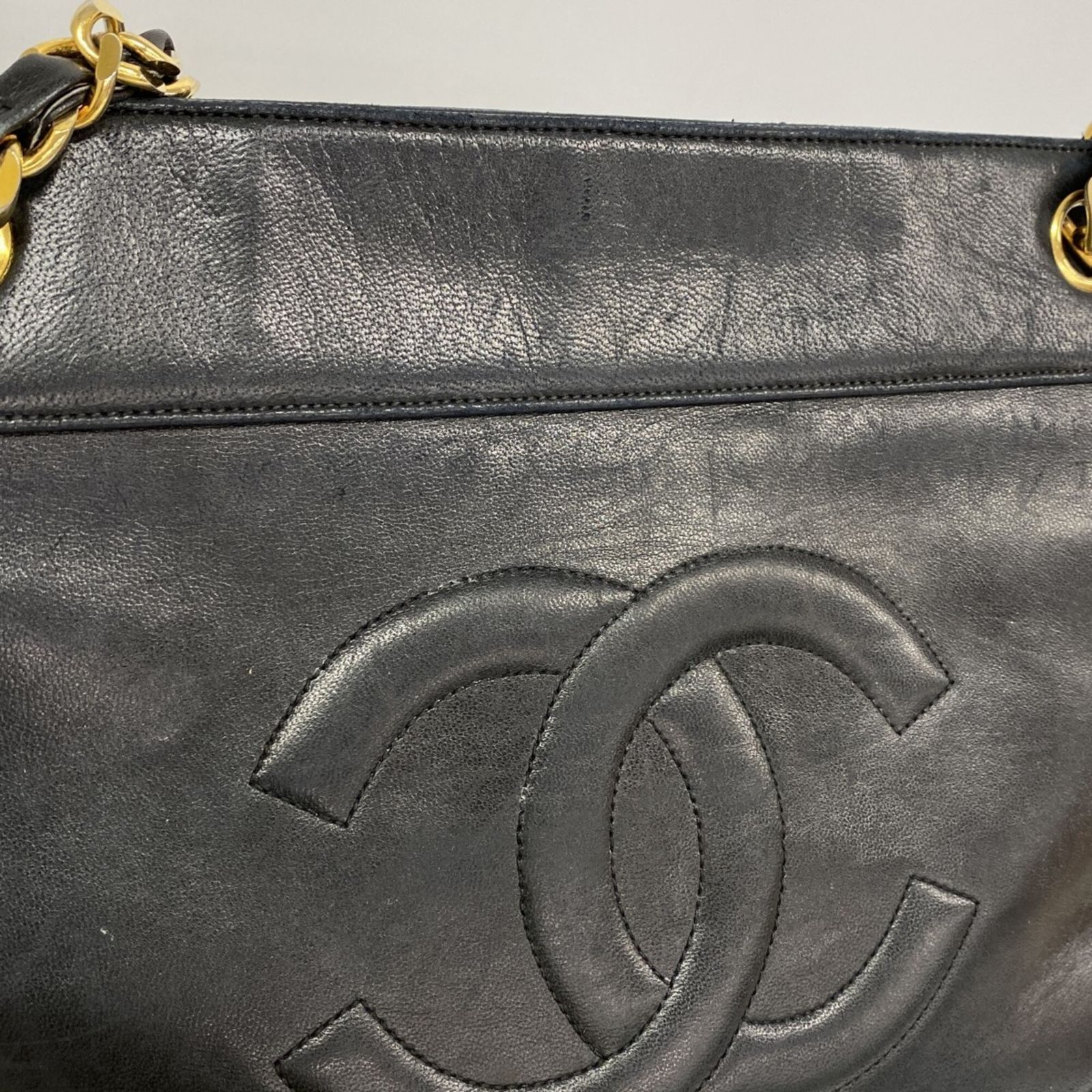 シャネル(Chanel) シャネル トートバッグ・チェーントート ラムスキン