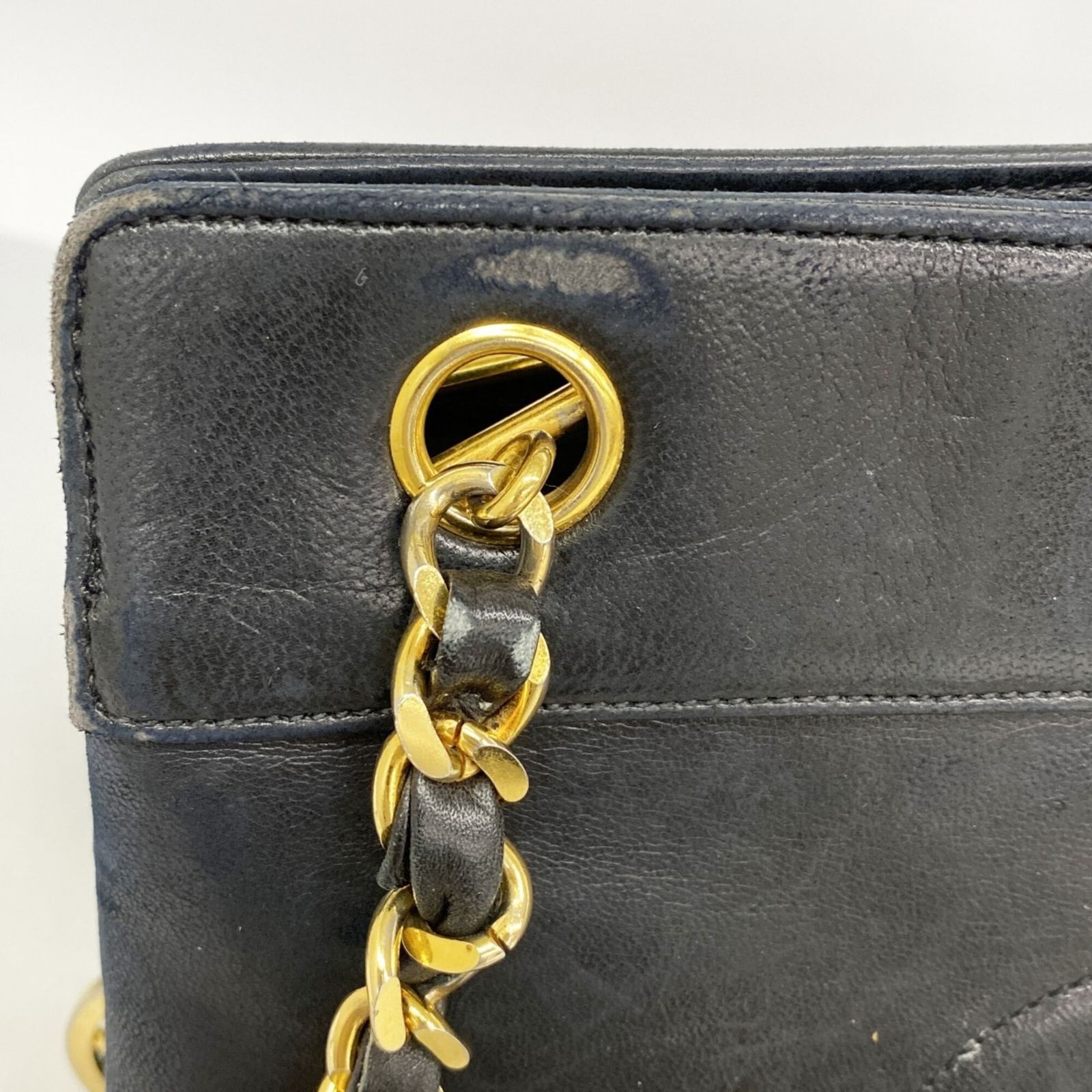 シャネル(Chanel) シャネル トートバッグ・チェーントート ラムスキン