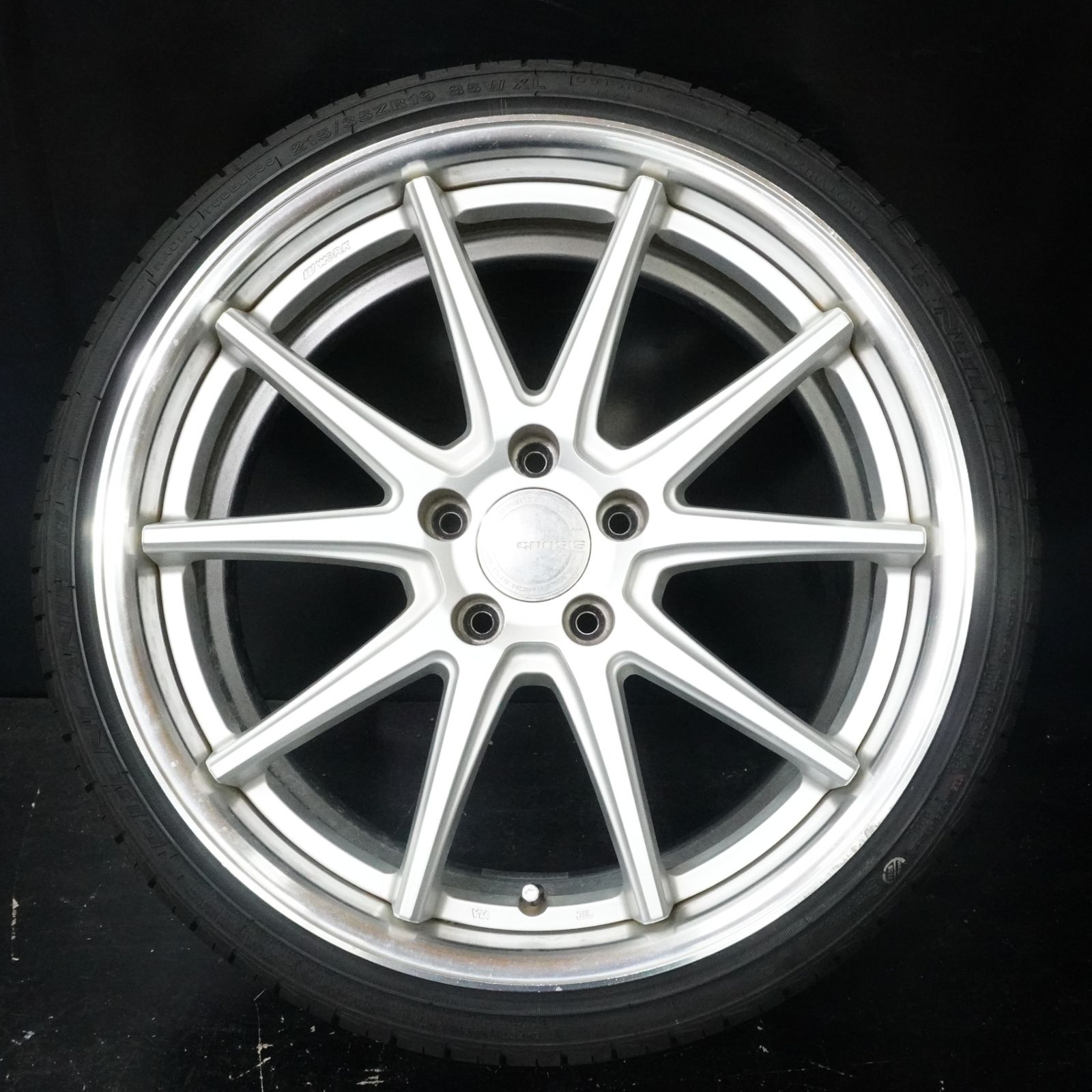 WORK GNOSIS グノーシス CV201 19インチ 8.5J +38 5H PCD114.3 タイヤ