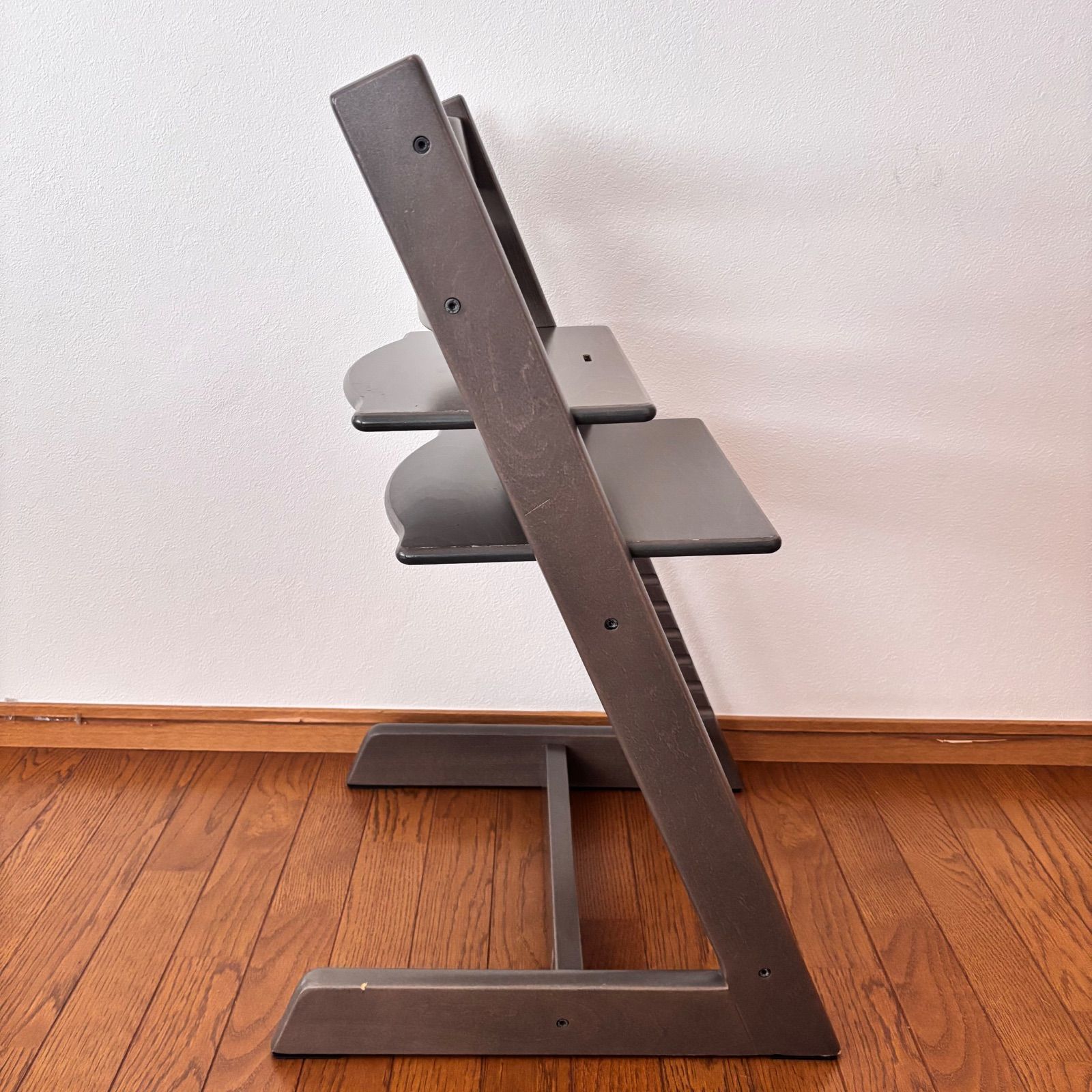 希少カラー＊ストッケ トリップ トラップ ヘイジグレー ベビーチェア+