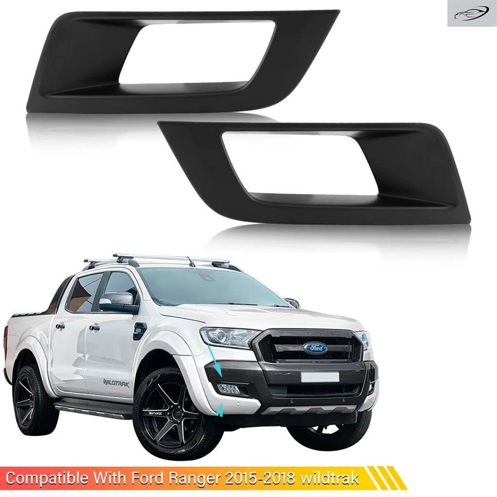 フォード レンジャー 2015 2017 2018 ワイルド トラック ABS 車用 フロント フォグライト ランプ フレーム カバー トリム マット プロテク