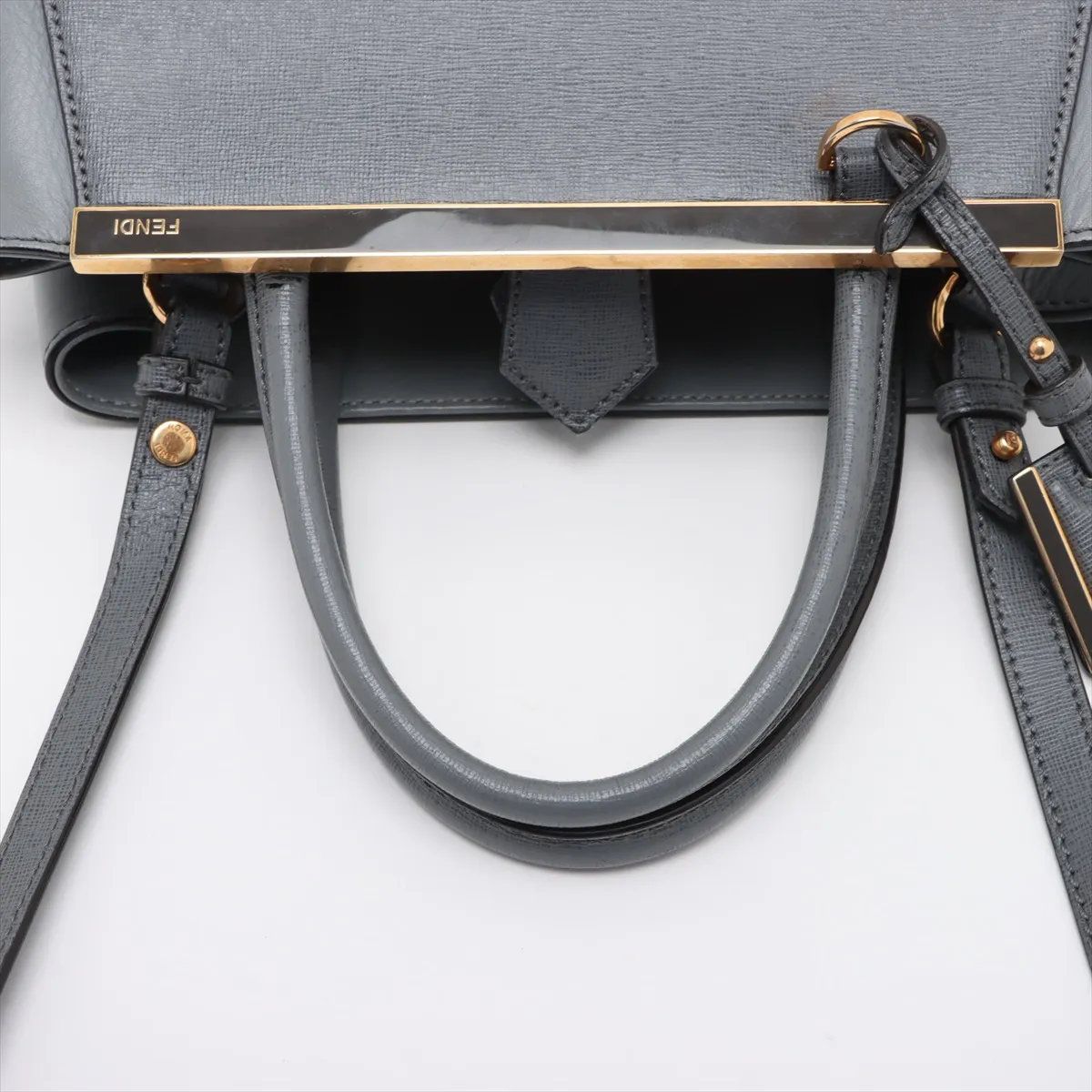 美品 フェンディ プチ トゥージュール 8BH253 レザー 2WAY