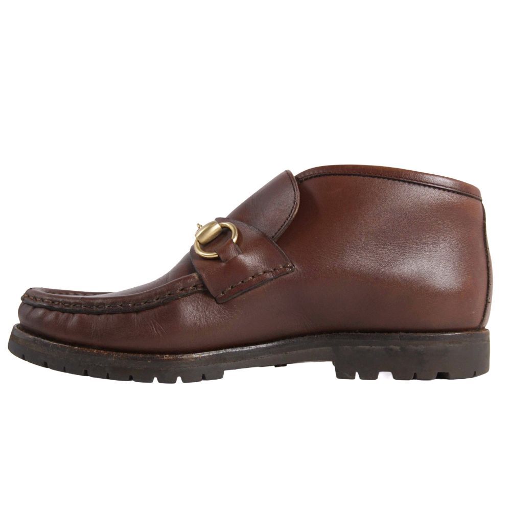 美品 Vintage グッチ GUCCI ブーツ チャッカブーツ ホースビット