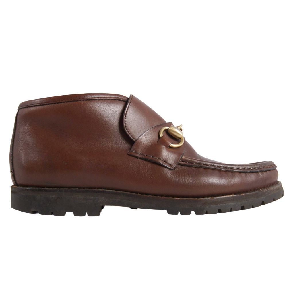 美品 Vintage グッチ GUCCI ブーツ チャッカブーツ ホースビット