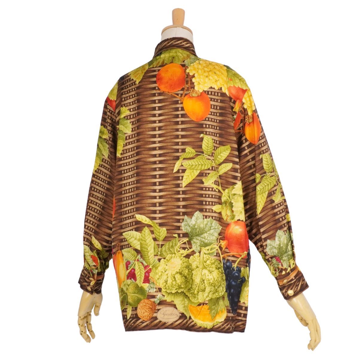 美品 グッチ GUCCI トムフォード期 シャツ ブラウス ロングスリーブ