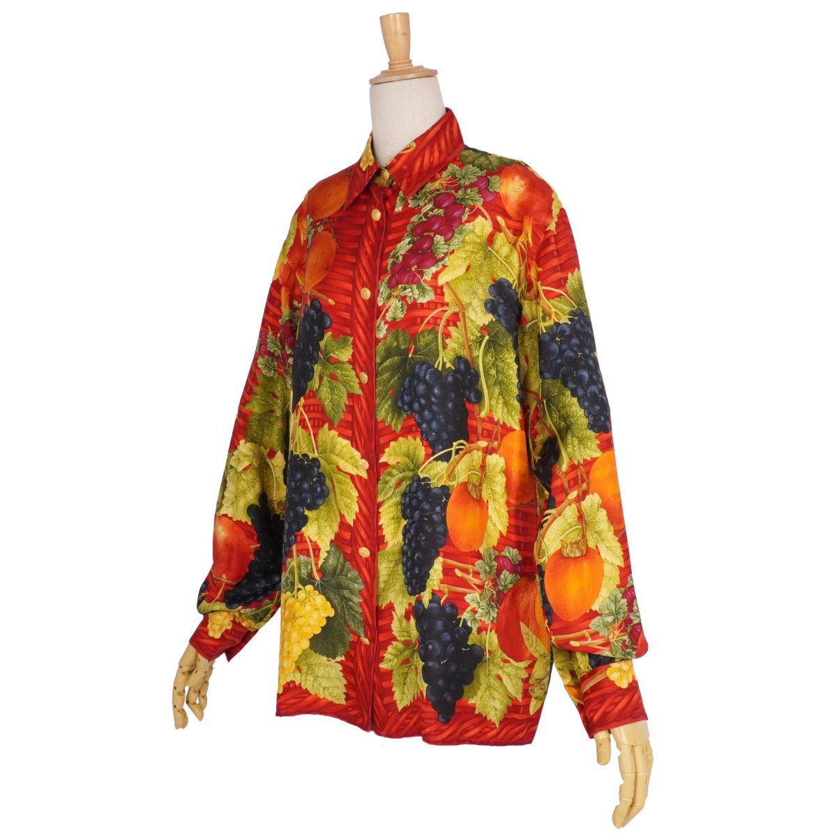 美品 グッチ GUCCI トムフォード期 シャツ ブラウス ロングスリーブ 