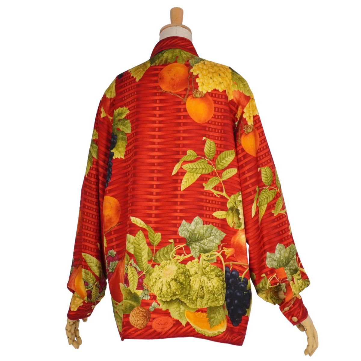 美品 グッチ GUCCI トムフォード期 シャツ ブラウス ロングスリーブ 