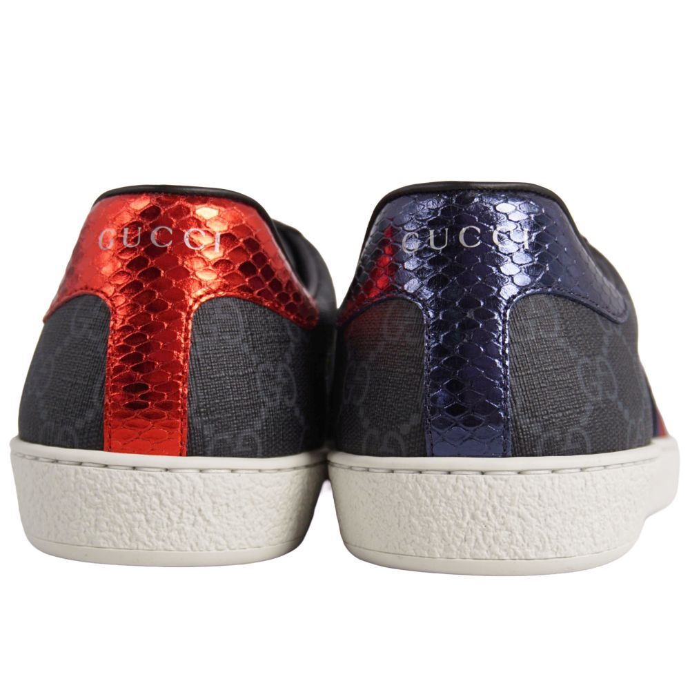未使用 グッチ GUCCI スニーカー エース ウェブ ストライプ シェリー 