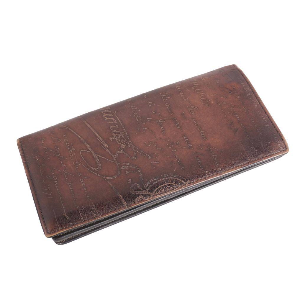 美品 ベルルッティ Berluti 財布 長財布 ロングウォレット