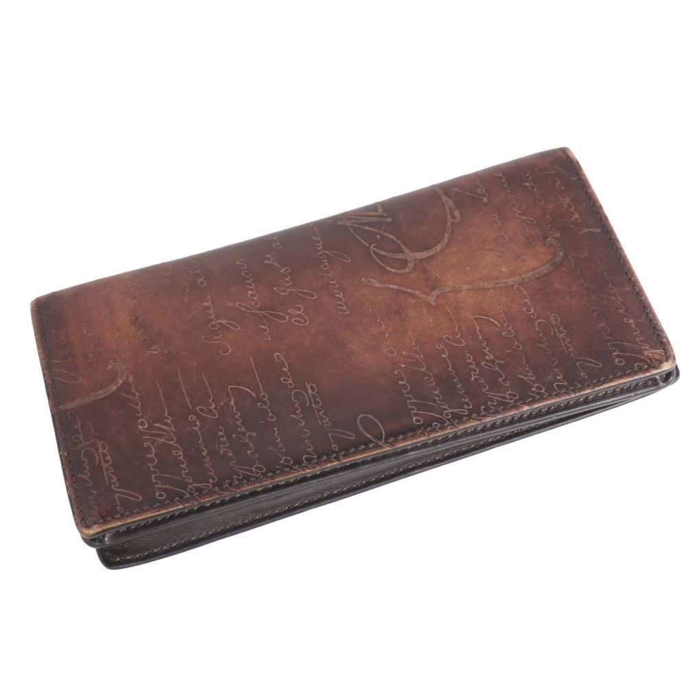 美品 ベルルッティ Berluti 財布 長財布 ロングウォレット