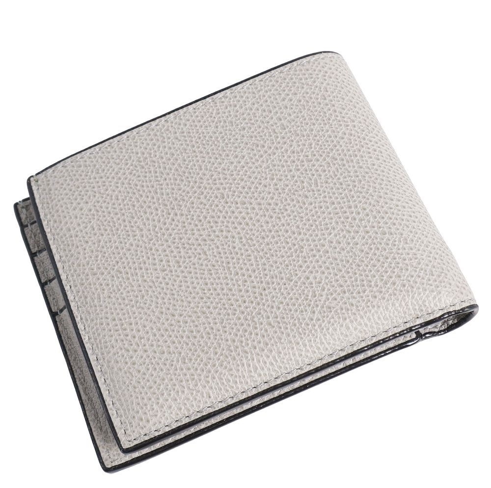 美品 ヴァレクストラ Valextra 財布 コンパクトウォレット 二つ折り レ