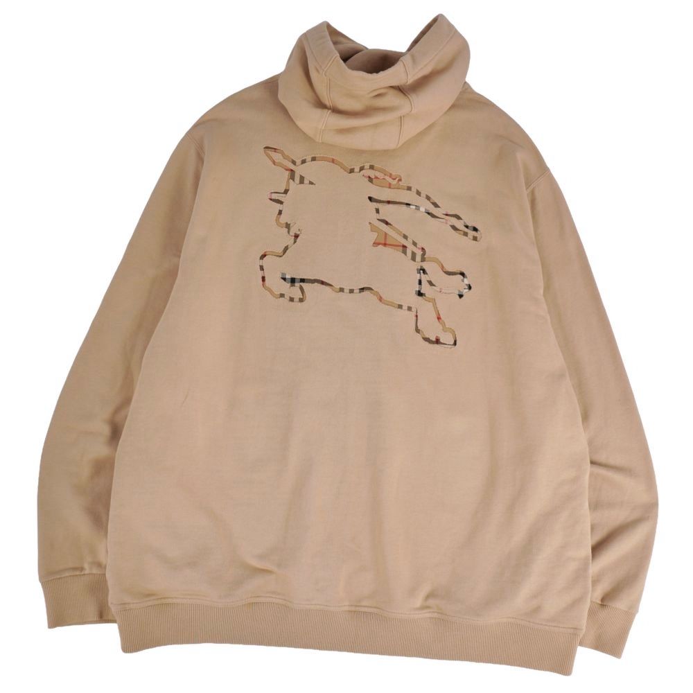 美品 バーバリー BURBERRY パーカー フーディー スウェット ロングスリ