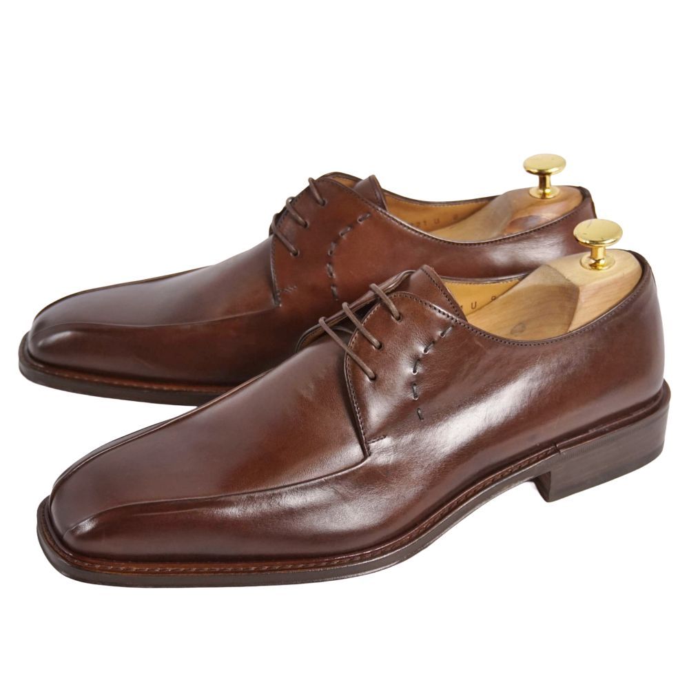 【新品未使用】Ferragamo ワールド レザー シューズイタリア製 25cm 未使用 サルヴァトーレ フェラガモ Salvatore Ferragamo レザ - メルカリ