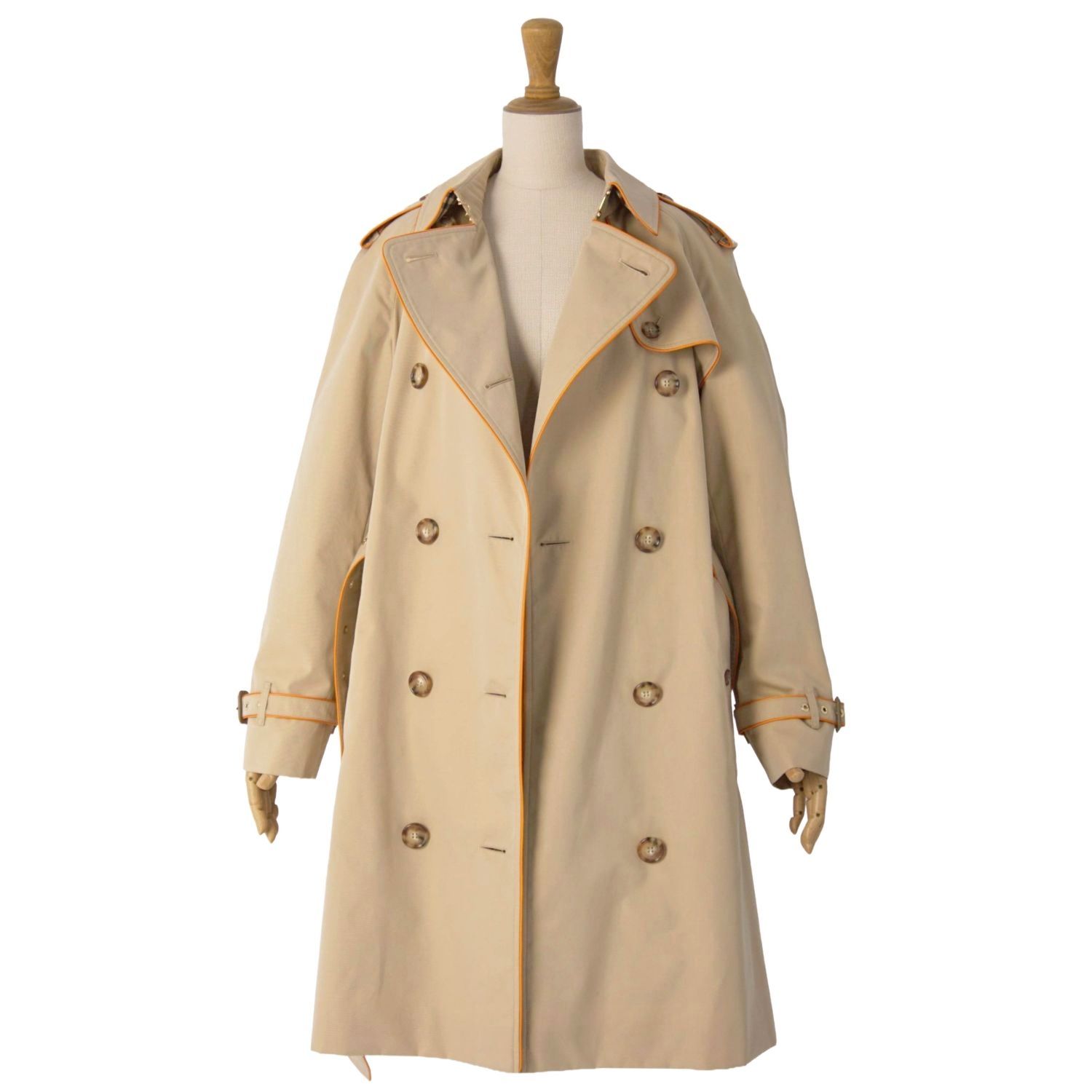 【極美品】英国製 90s バーバリー　トレンチコート　ベージュ　ノバチェック 極美品 バーバリー BURBERRY コート トレンチコート 裏チェック 英国製
