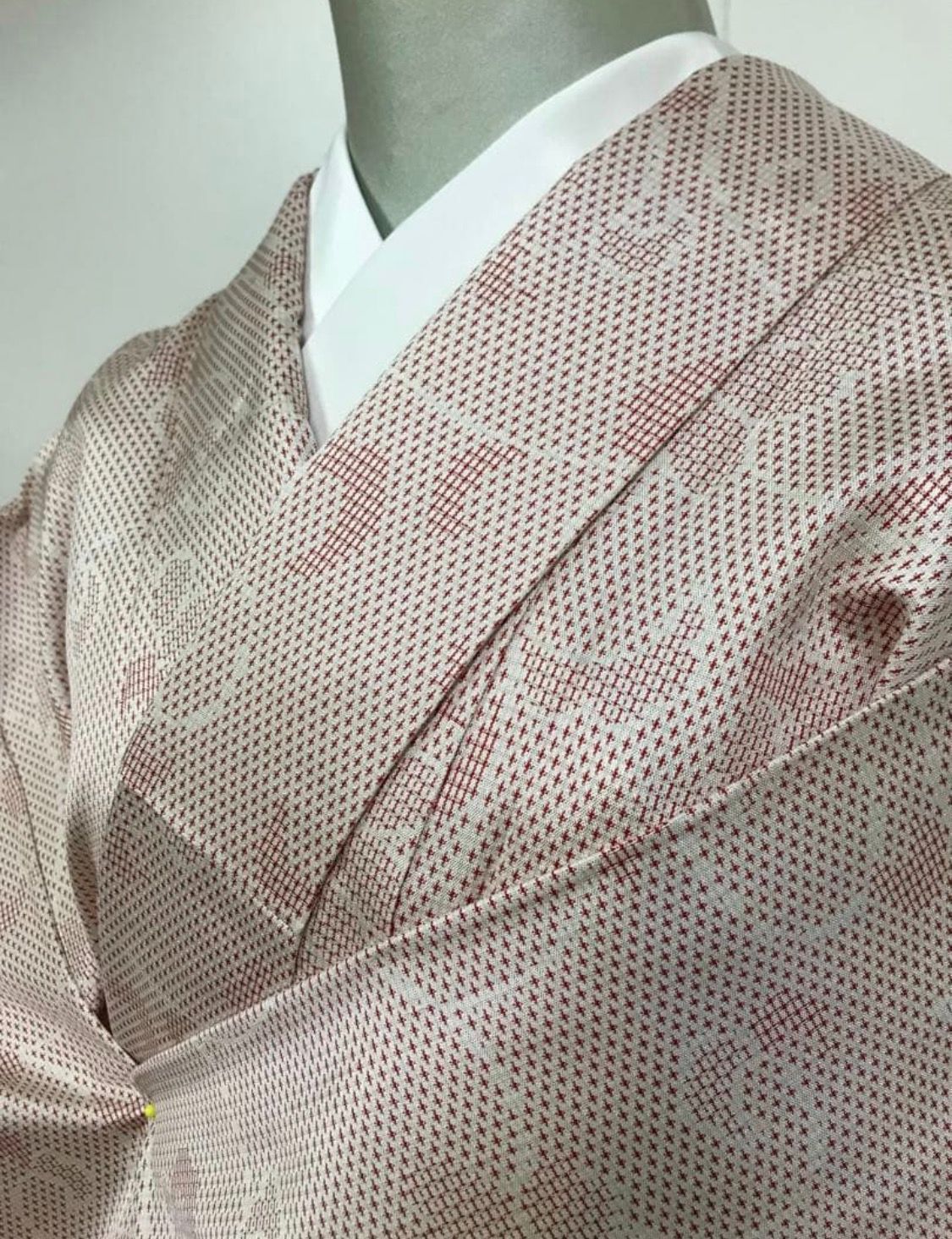単衣の紬の着物