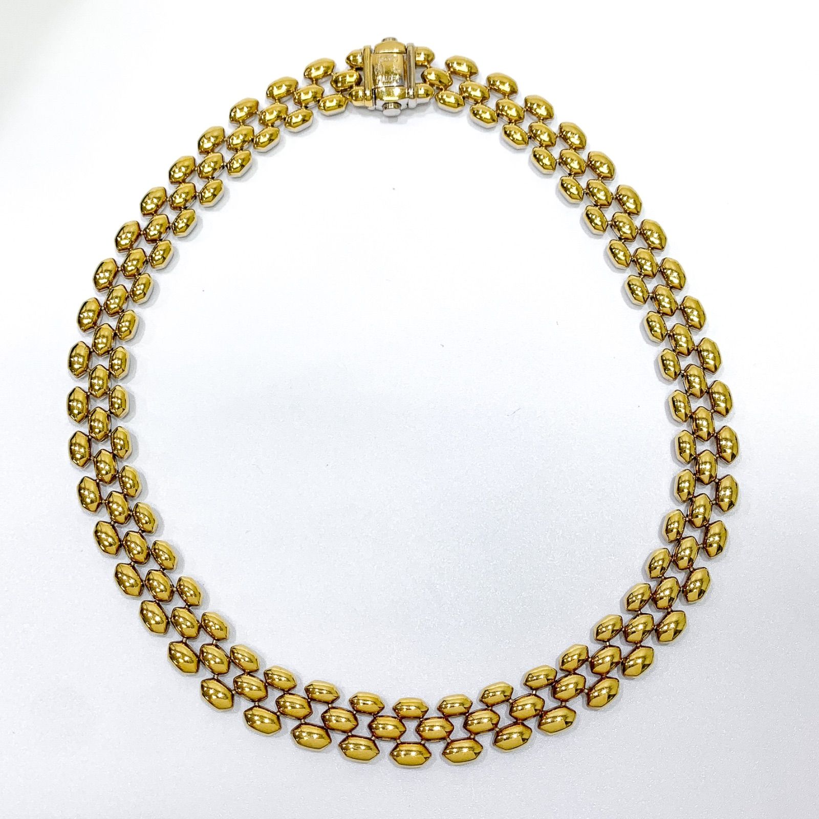 【中古】CHIMENTO キメント 三連 ダイヤ1P　ネックレス 2WAY仕様 K18YG/WG イエローゴールド ホワイトゴールド 750