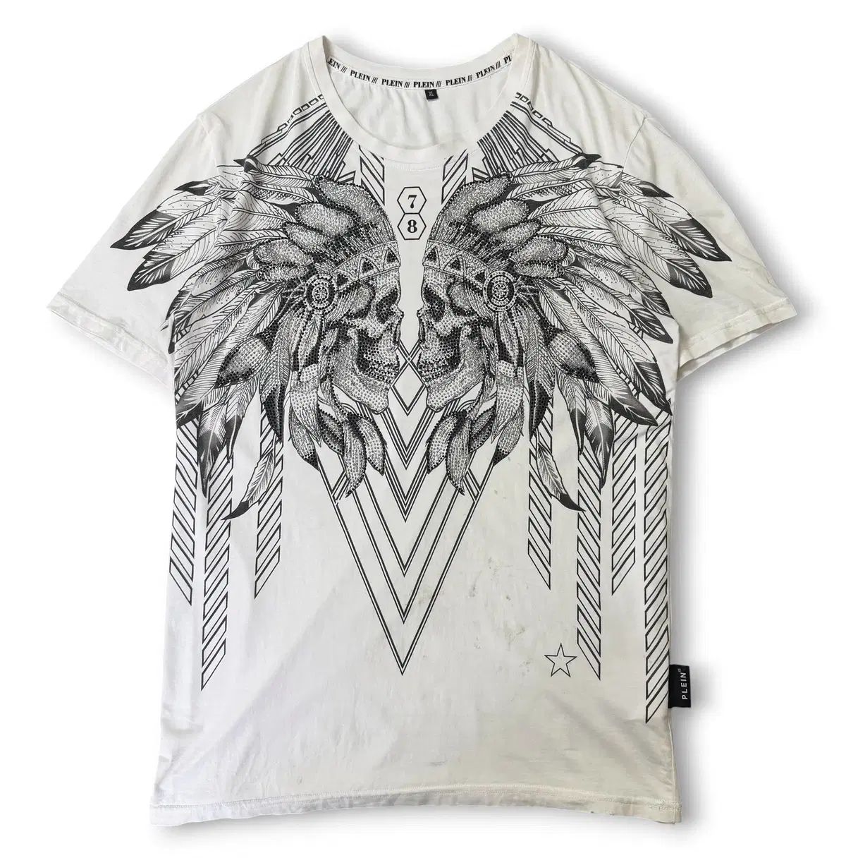 PHILIPP PLEIN(フィリッププレイン) インディアン スカル キュービック 