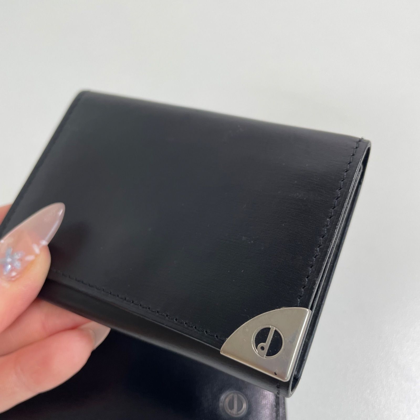 dunhill 二つ折り財布 ブラック キーケース - メルカリ