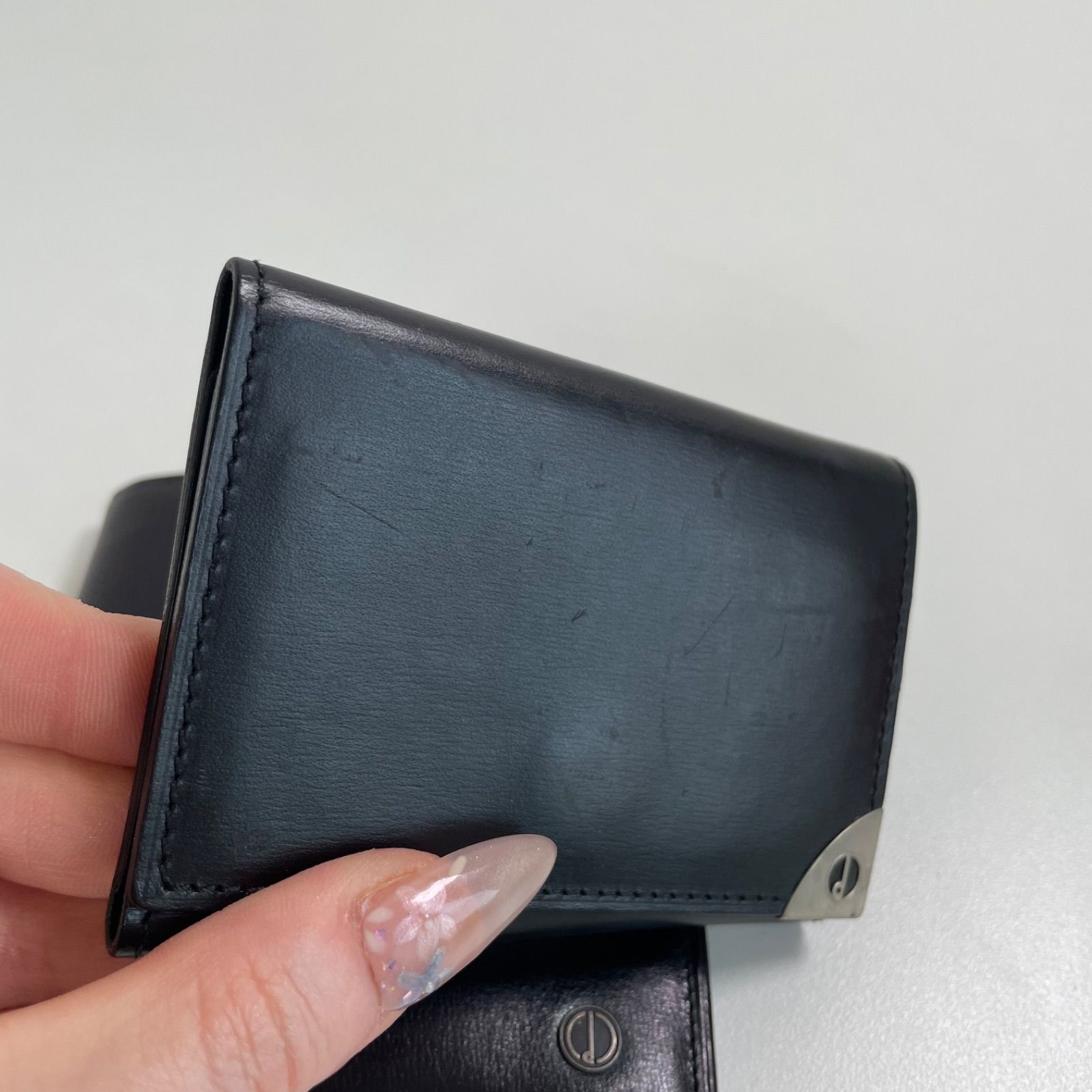 dunhill 二つ折り財布 ブラック キーケース - メルカリ