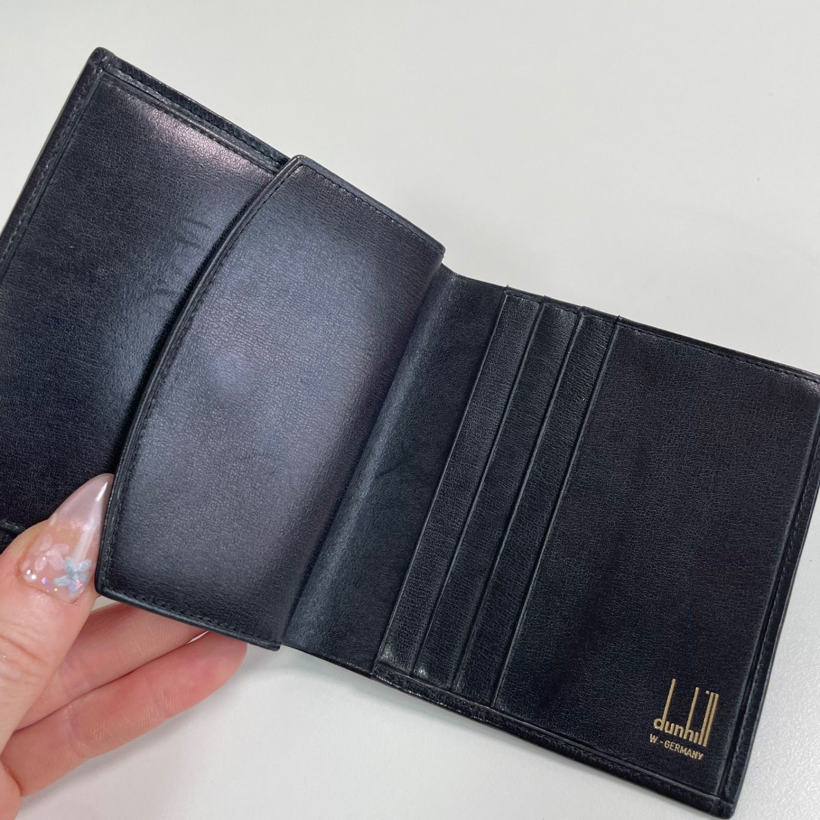 dunhill 二つ折り財布 ブラック キーケース - メルカリ