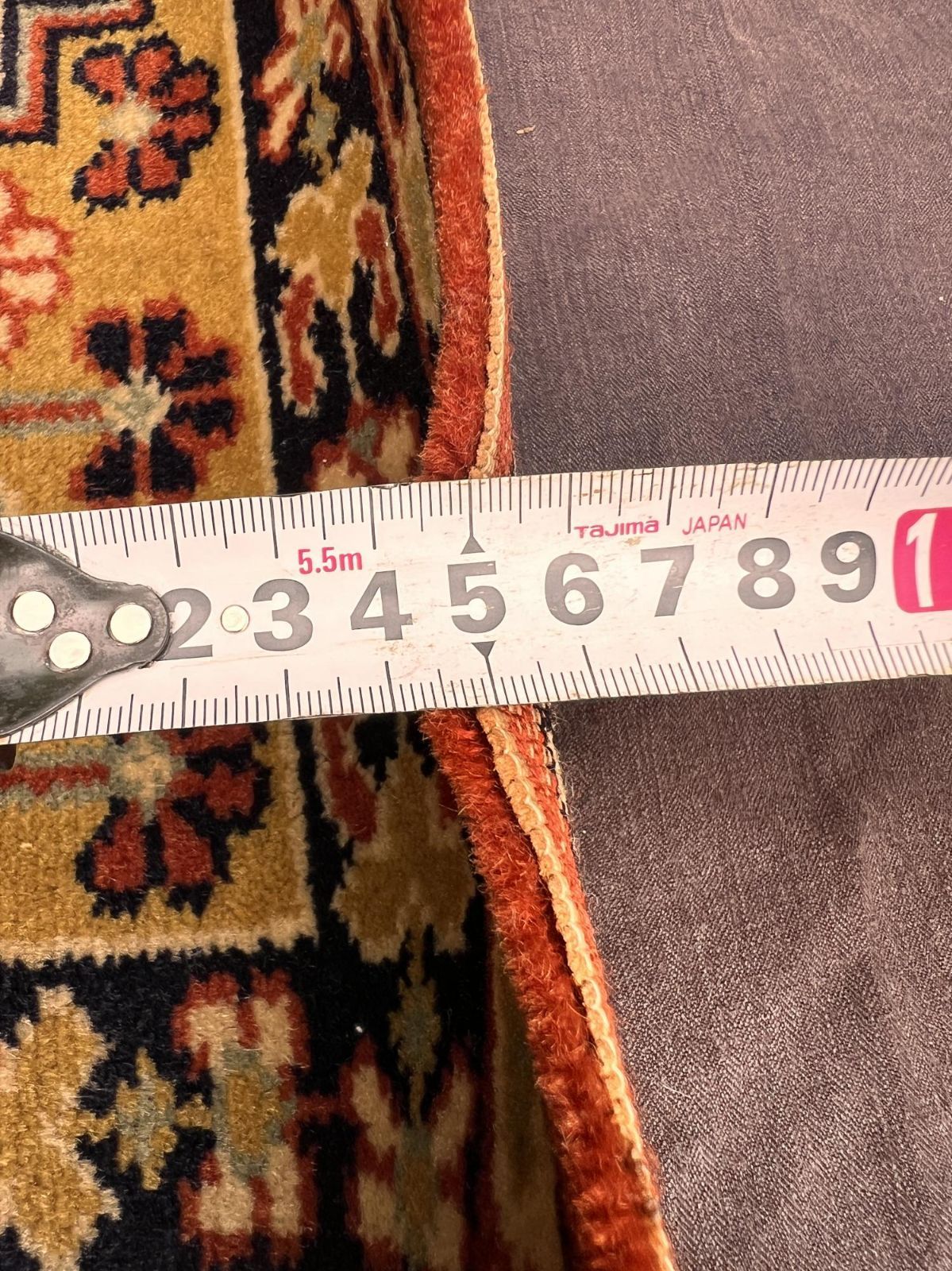ビンテージ ラグ ウールラグ 玄関 カーペット キリム 116x61.5cm 絨毯
