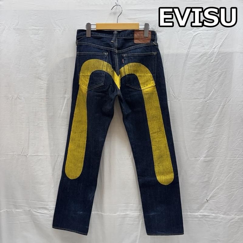 EVISU ジーンズ　ストレートパンツ　サイズ28 エヴィス 大黒 デニム ストレート パンツ 赤耳 革パッチ カモメ