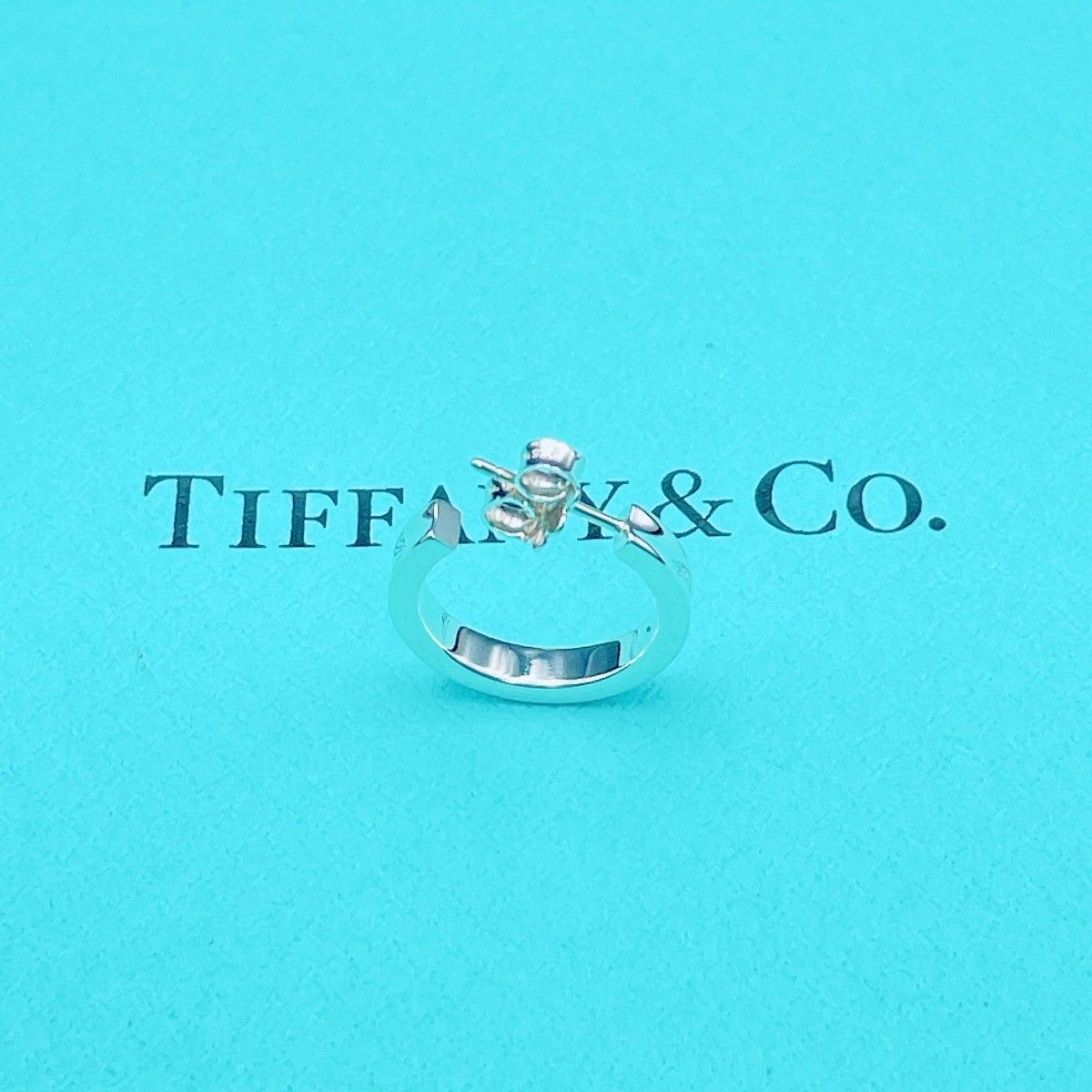 ◇ティファニー◇新品仕上済 Tiffany&Co. 1837 スモール フープピアス 片耳用 シルバー Ag925 ブランド 2.21g