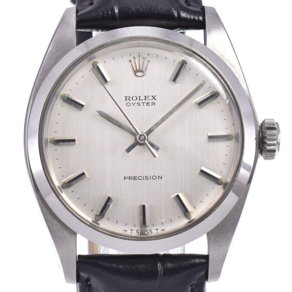 ロレックス ROLEX 6426 ヴィンテージ オイスター プレシジョン Cal.1225 シルバー 手巻き メンズ 良品 腕時計 O#148816