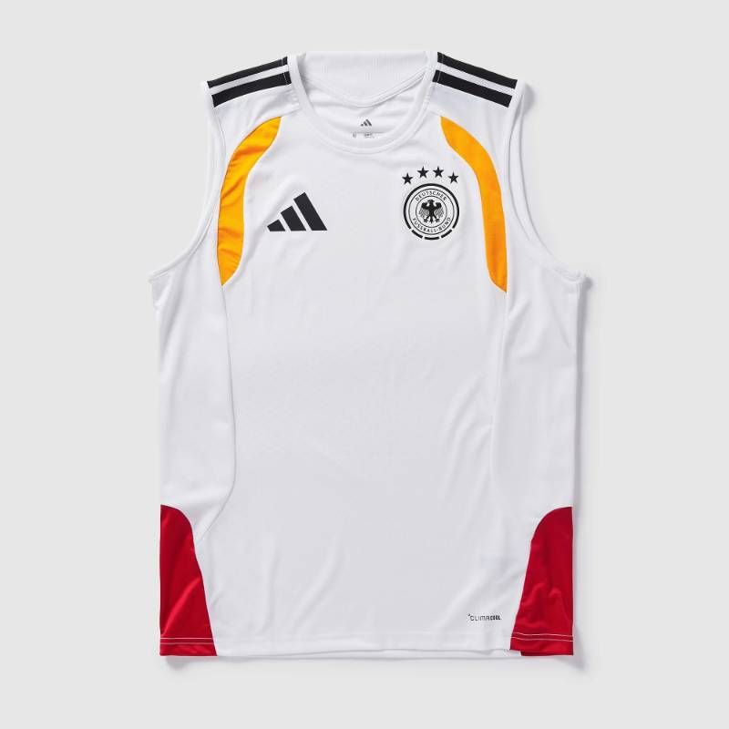 【送料無料・匿名配送】adidas アディダス ドイツ代表 2026 公式 ノースリーブ シャツ 白 Tiro 26 W杯 トレーニング ウェア 新品 正規品