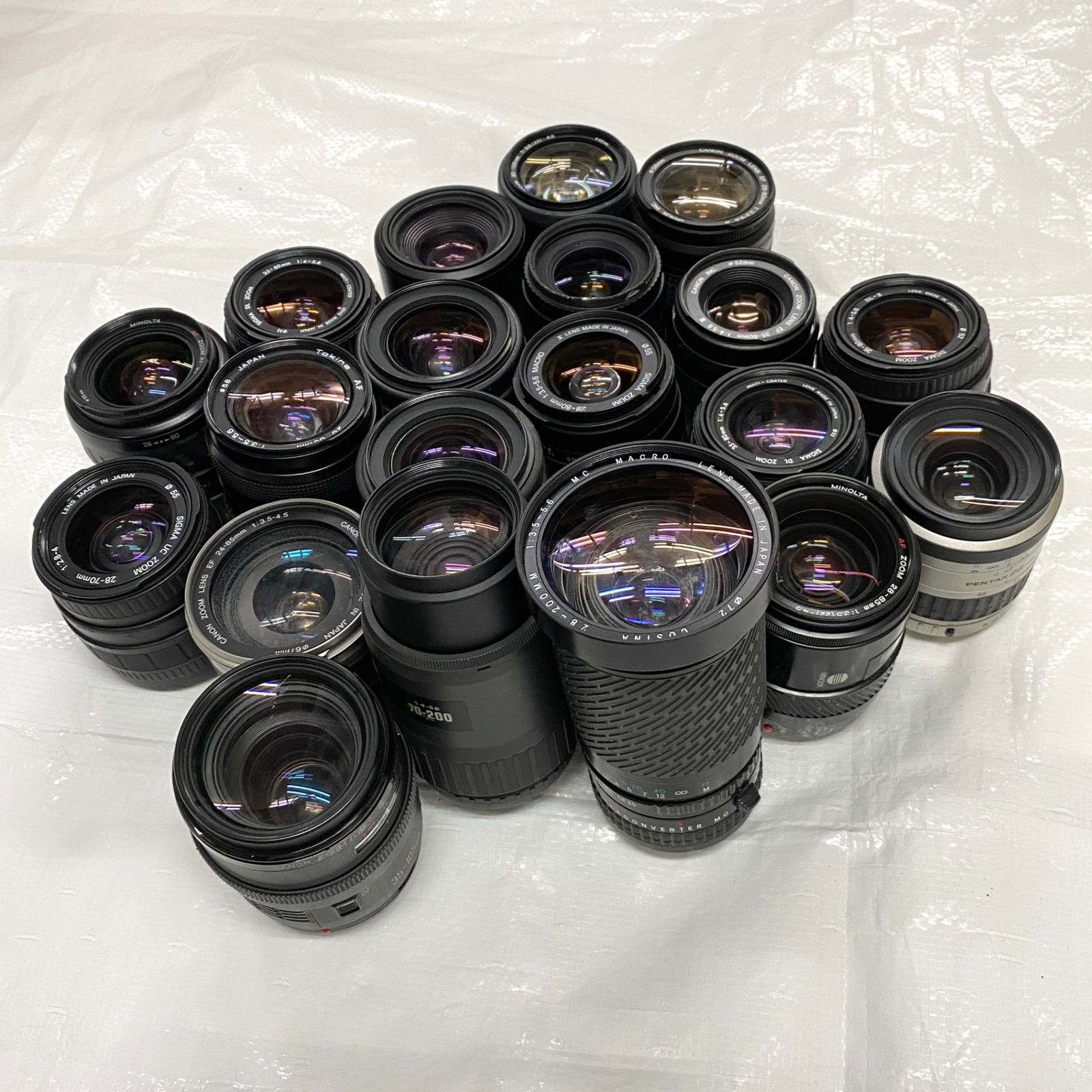 まとめ】Nikon 他 AF オートフォーカス レンズ21個 ジャンク #U534