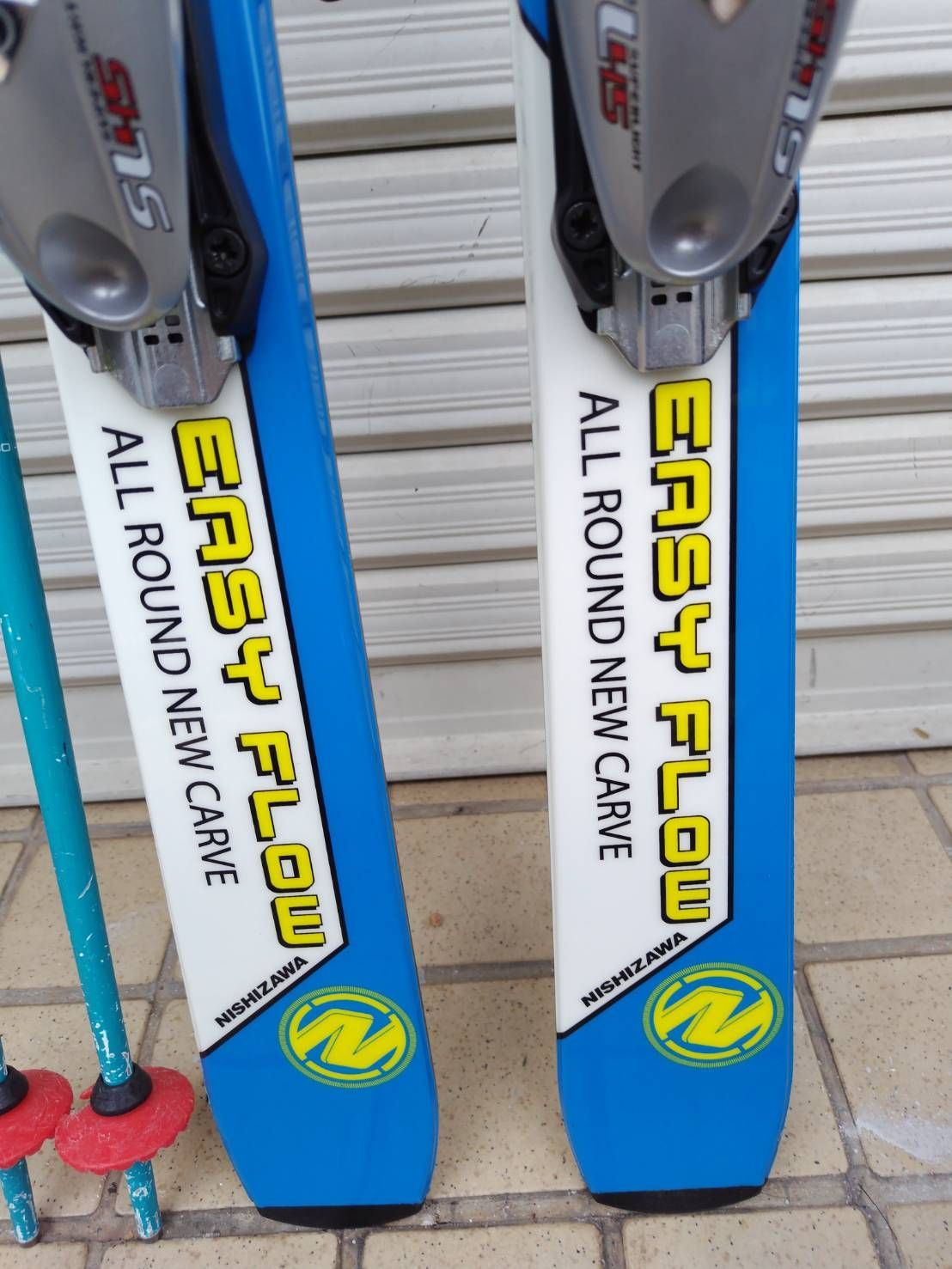 NISHIZAWA KROWN EASY FLOW 128cm/スキー板/おまけポール付き！ - メルカリ